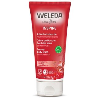 Weleda Inspire Pomegranate Creamy Body Wash Shower Gel