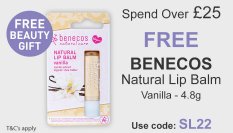 All Natural Me Spend Over 25 and get a Free Benecos Vanilla Lip Balm. Use Code SL22 at checkout