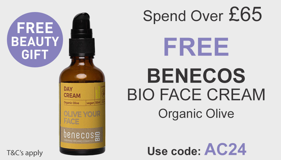 All Natural Me Spend Over 65 and Get a Free Benecos Bio face Cream Organic Olive. Use Code: AC24 at checkout