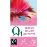 Qi Teas Organic Green Tea Jasmine Natural Green Tea Vegan