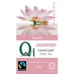 Qi Teas Organic Jasmine Loose Leaf Tea Green Tea Vegan Tea