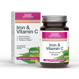 Gse Organic Supplements Iron Vitamin C Organic Vitamins