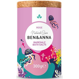 Ben Anna Bath Salts Rose Vegan Bath Salts Natural Sea Salt