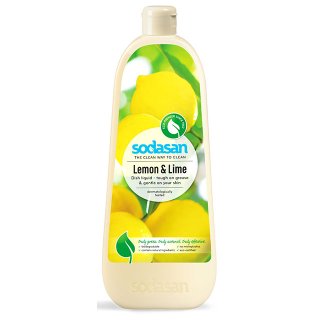 Sodasan Washing Up Liquid Lemon Lime Dishwashing Vegan