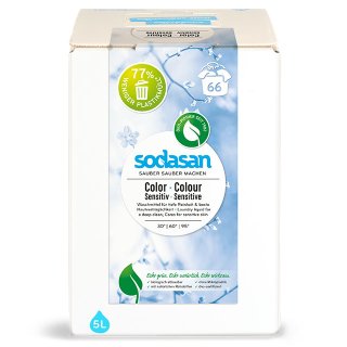 Sodasan Sensitive Colour Laundry Liquid Bag In A Box Home Refill