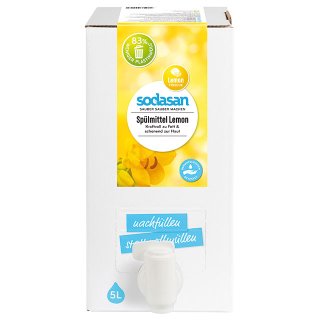 Sodasan Washing Up Liquid Bag In A Box Home Refill Lemon Natural